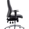 CDP0405 Black Leather Air Lumbar Posture 24 Hour Ergonomic Executive Office Chair Headrest Side