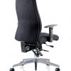 CDP0401 Black Fabric Air Lumbar Posture 24 Hour Ergonomic Executive Office Chair Headrest Back Angle