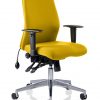 CDP0421 Bespoke Fabric Air Lumbar Posture 24 Hour Ergonomic Executive Office Chair Solano YP110 Senna Yellow