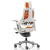 CDE0105 Orange Elastomer Gel Designer Executive Operator Office Chair Ergonomic Lumbar Support With Headrest Back Angle