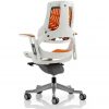 CDE0112 Orange Elastomer Gel Designer Executive Operator Office Chair Ergonomic Lumbar Support With Armrests Back Angle